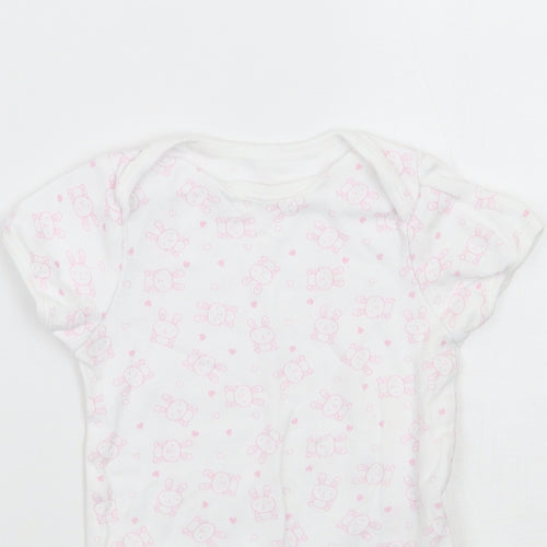 Tesco Girls  Geometric  Babygrow One-Piece Size 9-12 Months