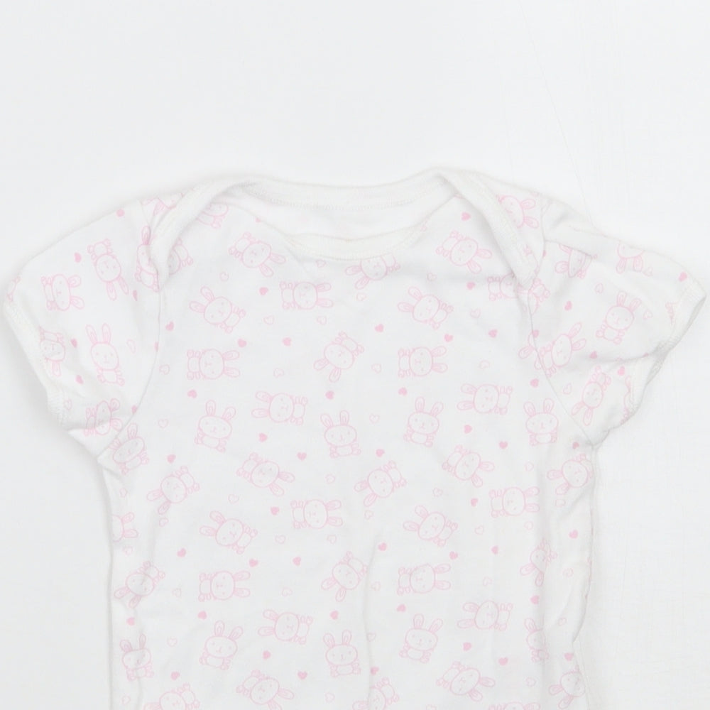 Tesco Girls  Geometric  Babygrow One-Piece Size 9-12 Months