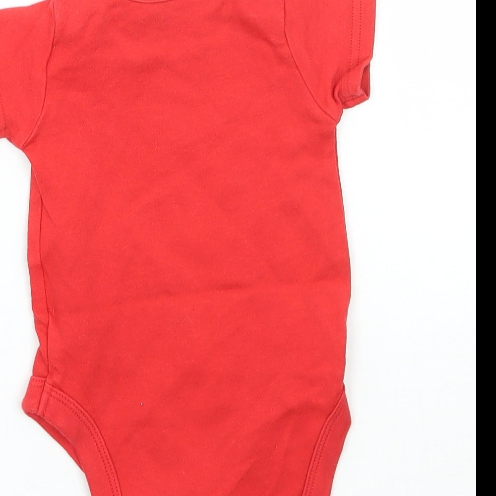 Mothercare Girls Red   Babygrow One-Piece Size 0-3 Months