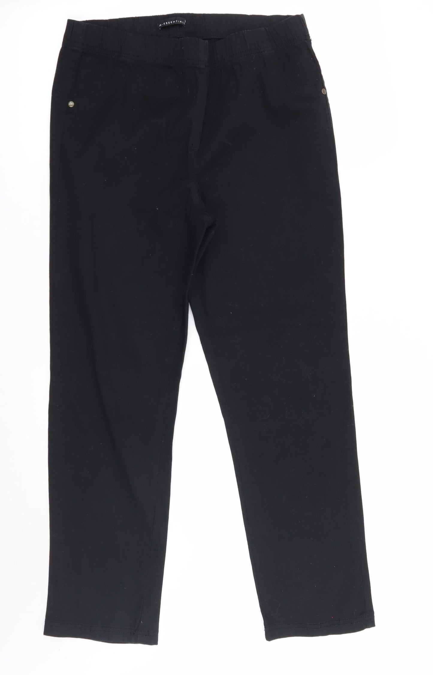 BM Essentials Womens Black   Straight Jeans Size 14 L26 in