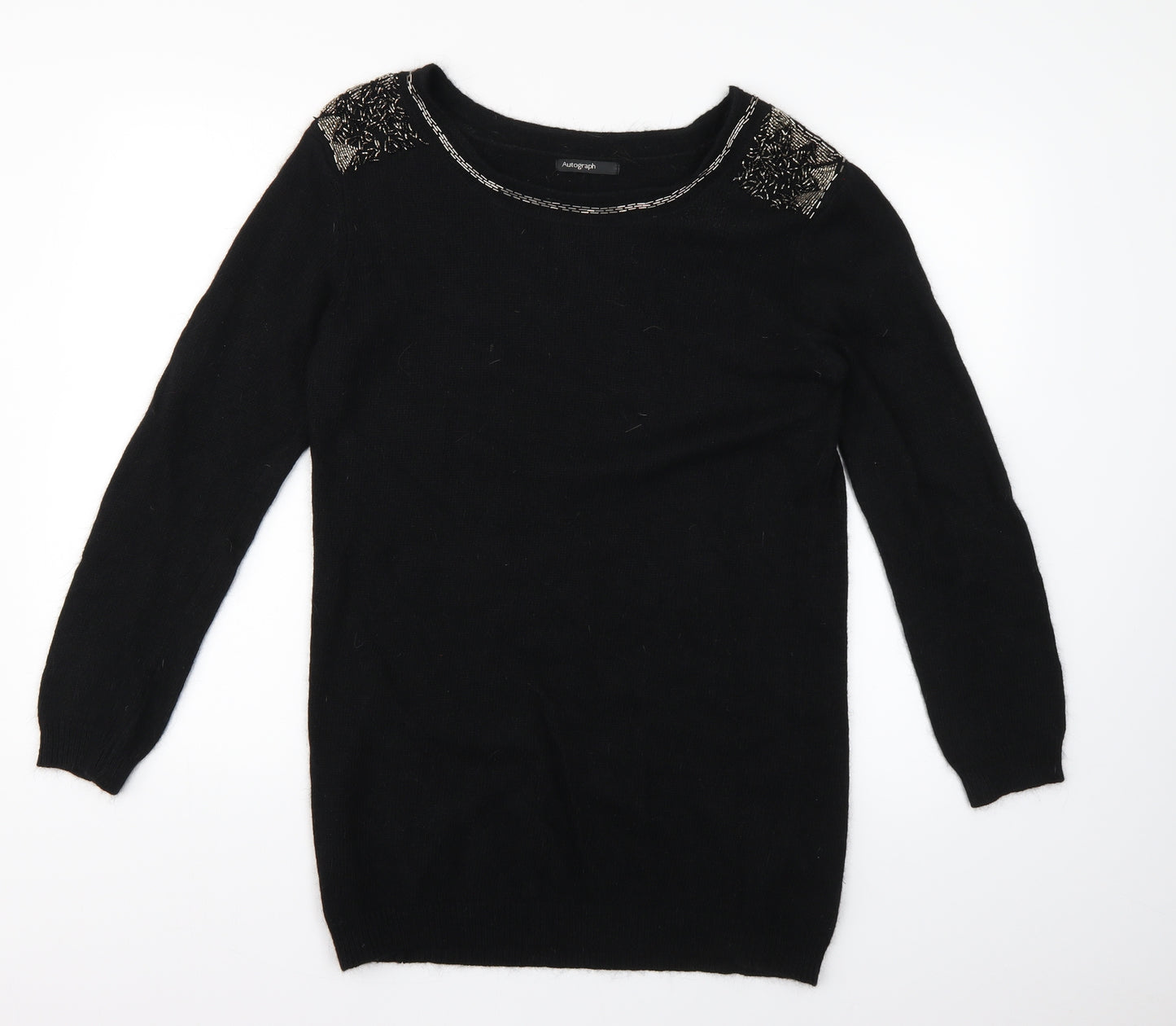 Marks and Spencer Womens Black   Pullover Jumper Size 16