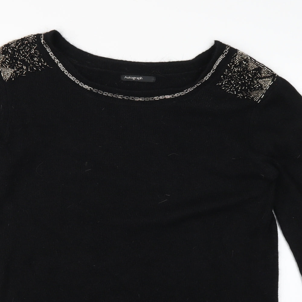 Marks and Spencer Womens Black   Pullover Jumper Size 16