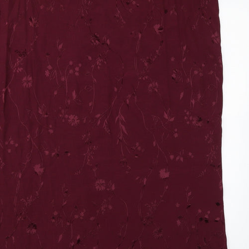 premier collection Womens Red Floral  Straight & Pencil Skirt Size 30