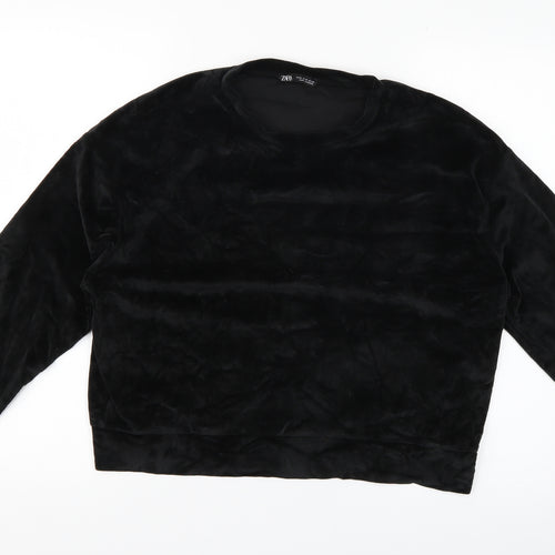 Zara Womens Black   Pullover Jumper Size M