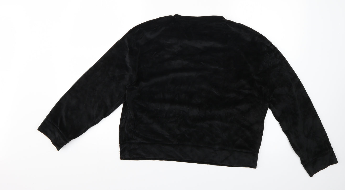 Zara Womens Black   Pullover Jumper Size M