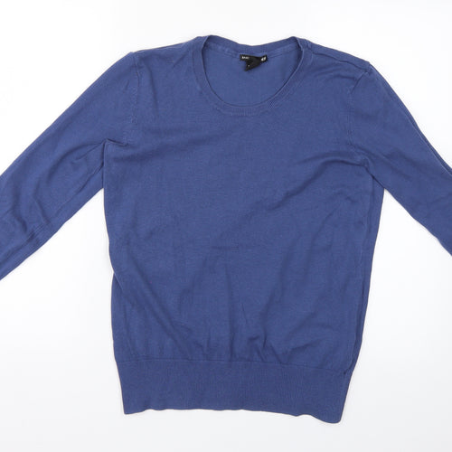 H&M Womens Blue   Basic Blouse Size M