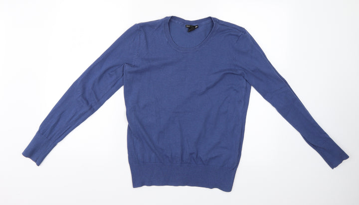 H&M Womens Blue   Basic Blouse Size M