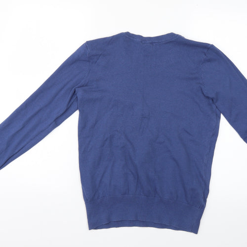 H&M Womens Blue   Basic Blouse Size M