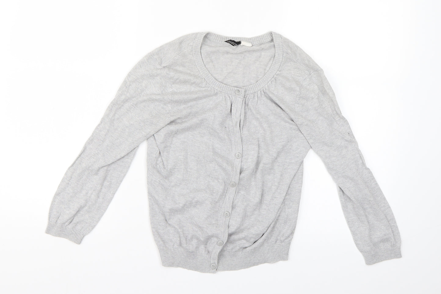 H&M Womens Grey   Cardigan Jumper Size 8