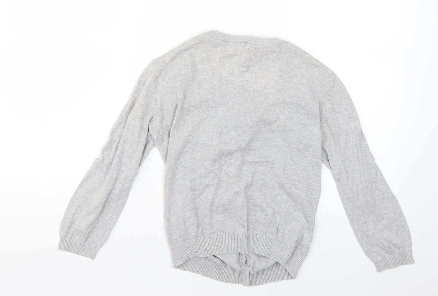H&M Womens Grey   Cardigan Jumper Size 8