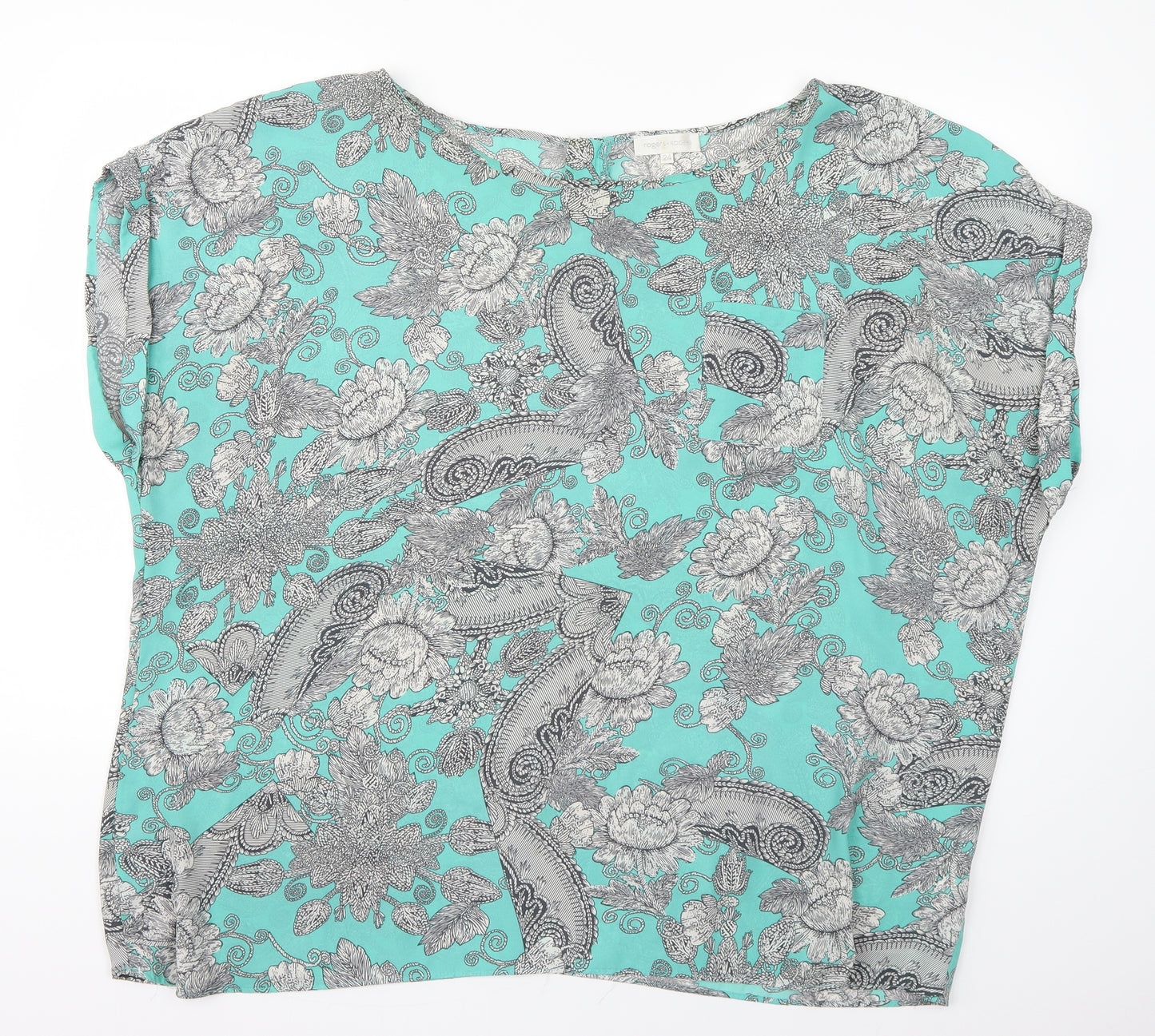 rogers + rogers Womens Multicoloured Floral  Basic Blouse Size 24