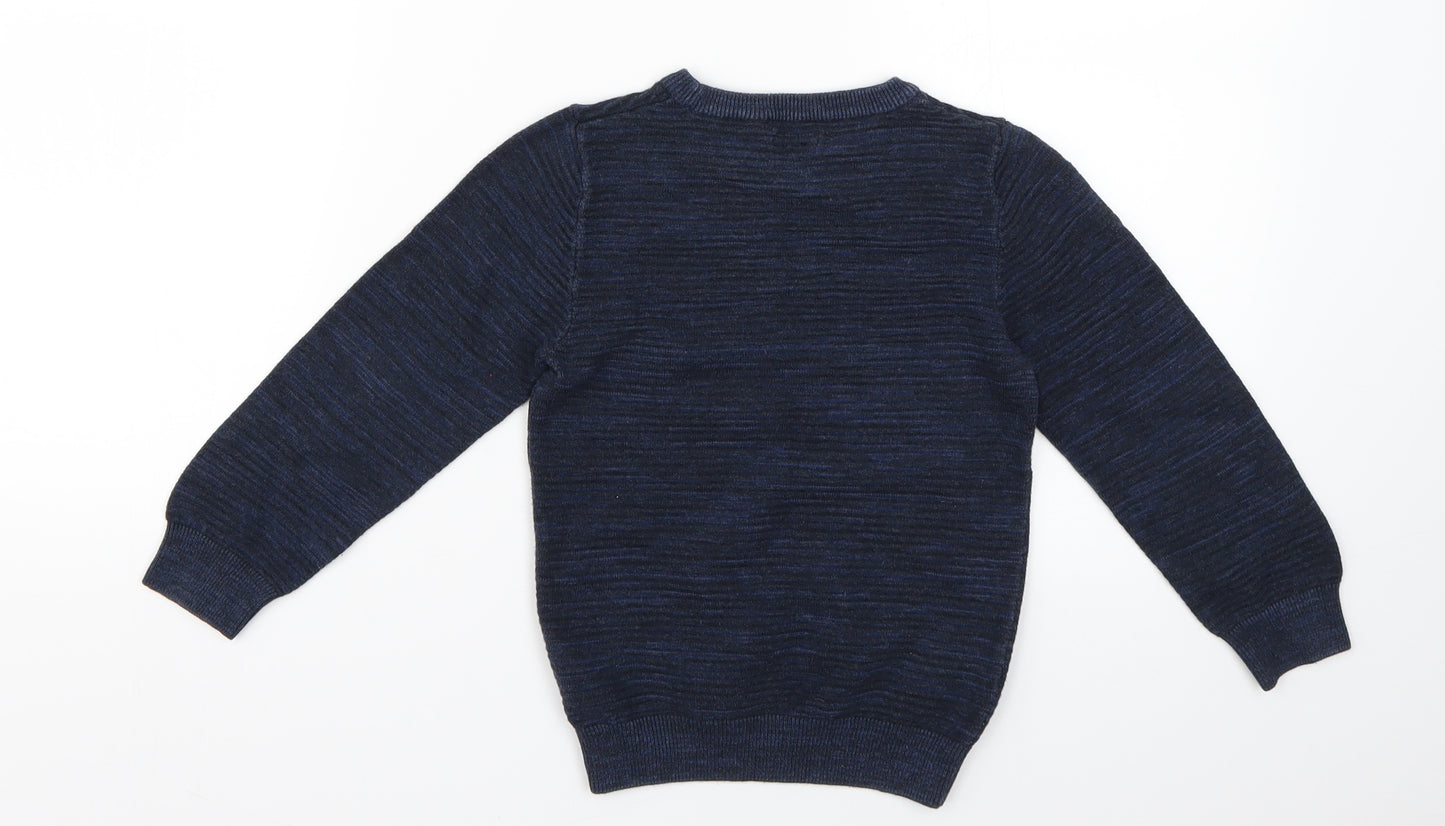 NEXT Boys Blue   Pullover Jumper Size 2-3 Years
