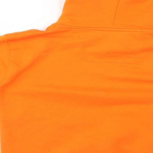 little whitelies Womens Orange   Pullover Hoodie Size S