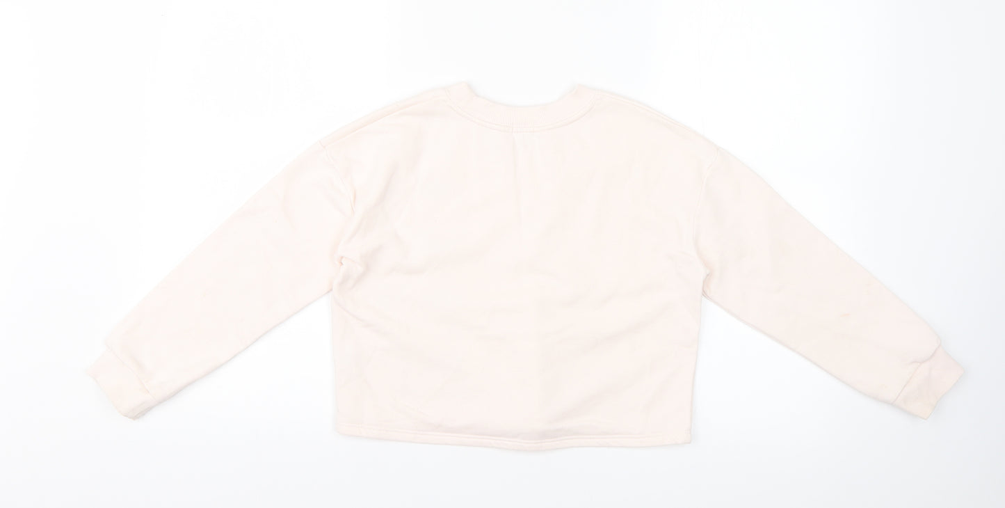 River Island Girls Pink   Pullover Jumper Size 7-8 Years