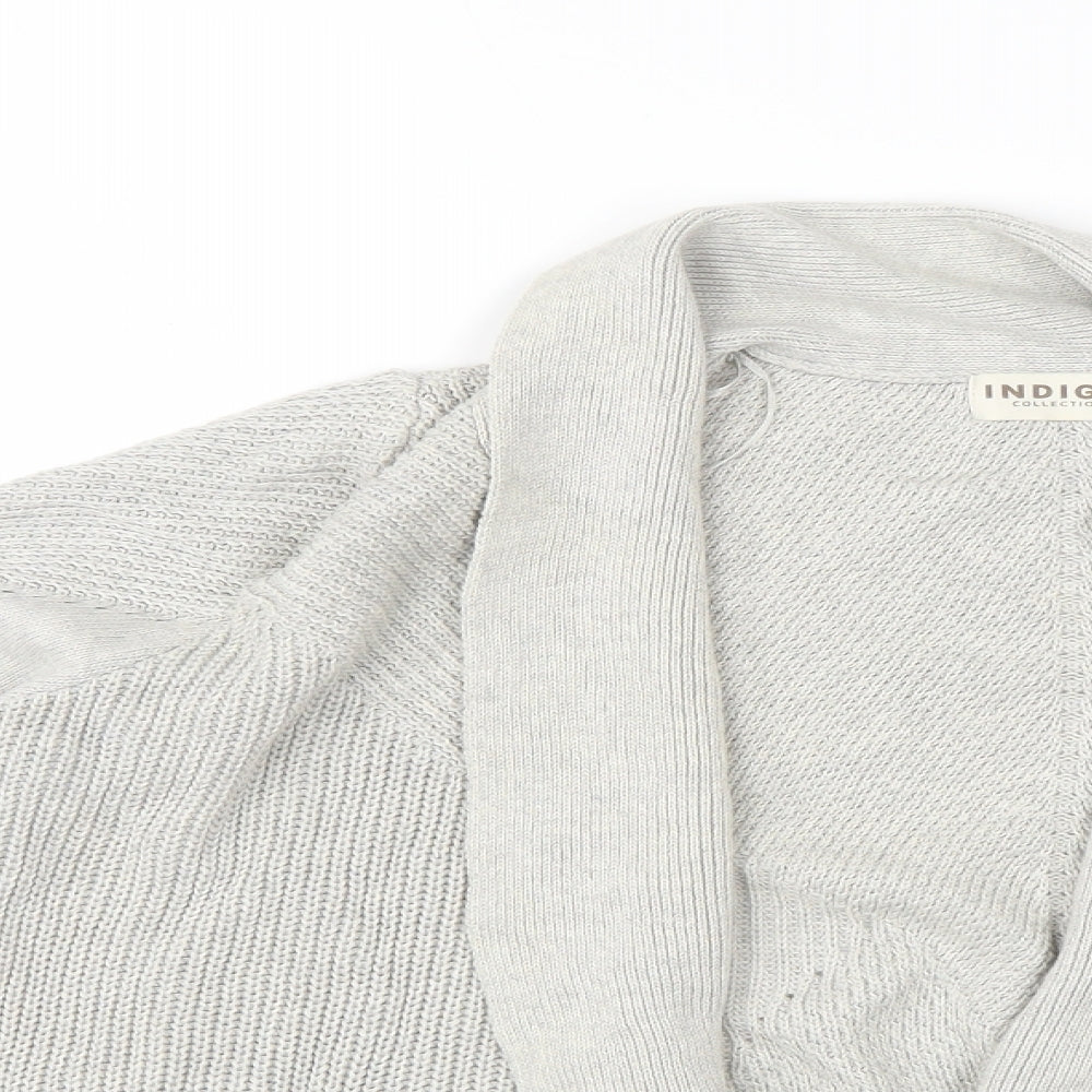 Marks and Spencer Womens Grey   Cardigan Jumper Size 14