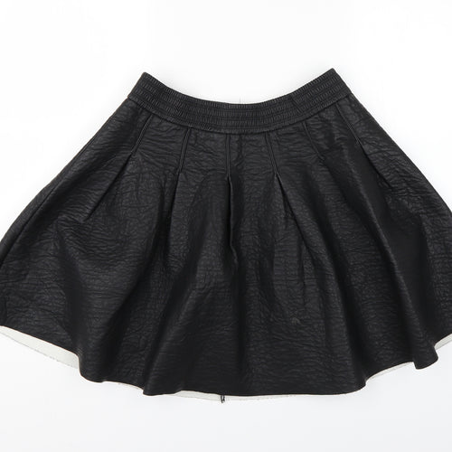 H&M Womens Black   Flare Skirt Size 12