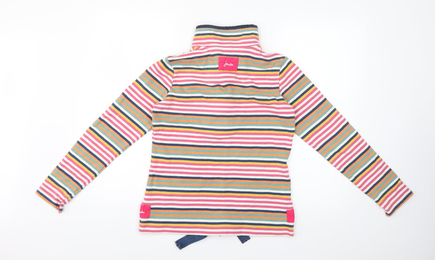 Joules Womens Multicoloured Striped  Pullover Jumper Size 10