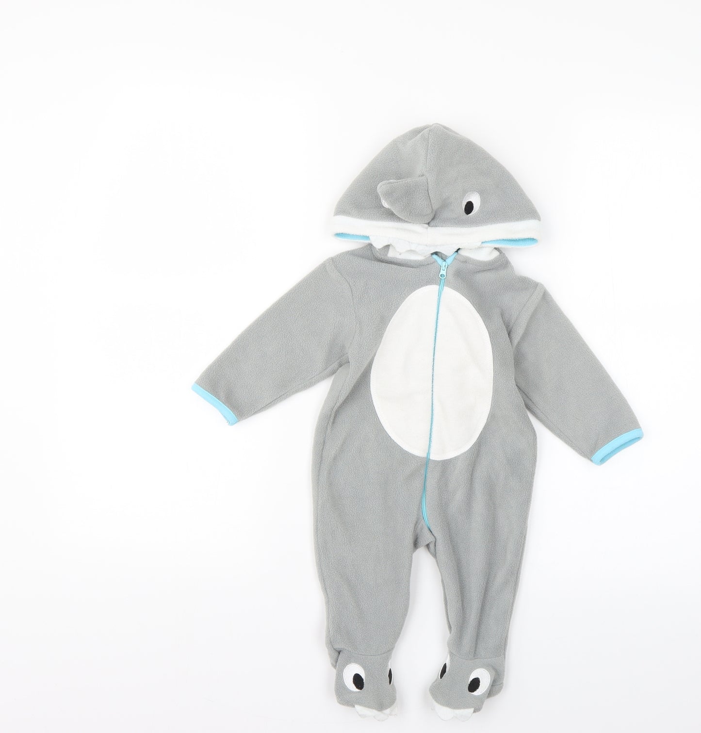 Earlydays Baby Grey Geometric  Babygrow One-Piece Size 3-6 Months
