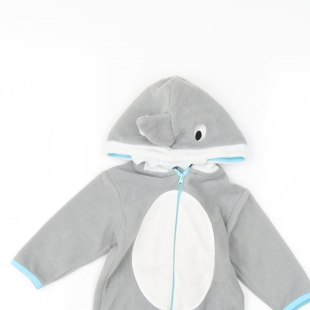 Earlydays Baby Grey Geometric  Babygrow One-Piece Size 3-6 Months