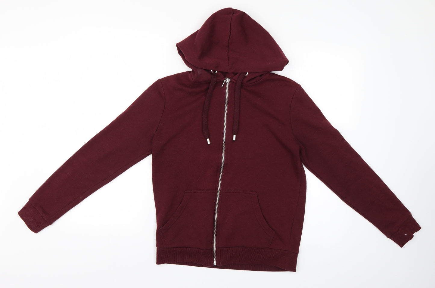 Peacocks Womens Purple   Full Zip Hoodie Size 8