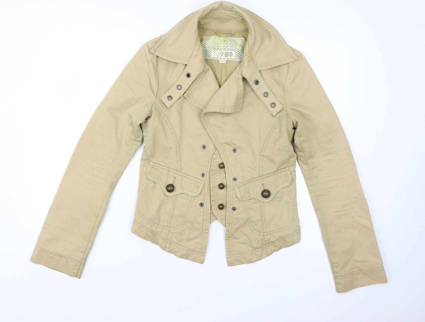 diesel rising sun Womens Beige   Jacket  Size L