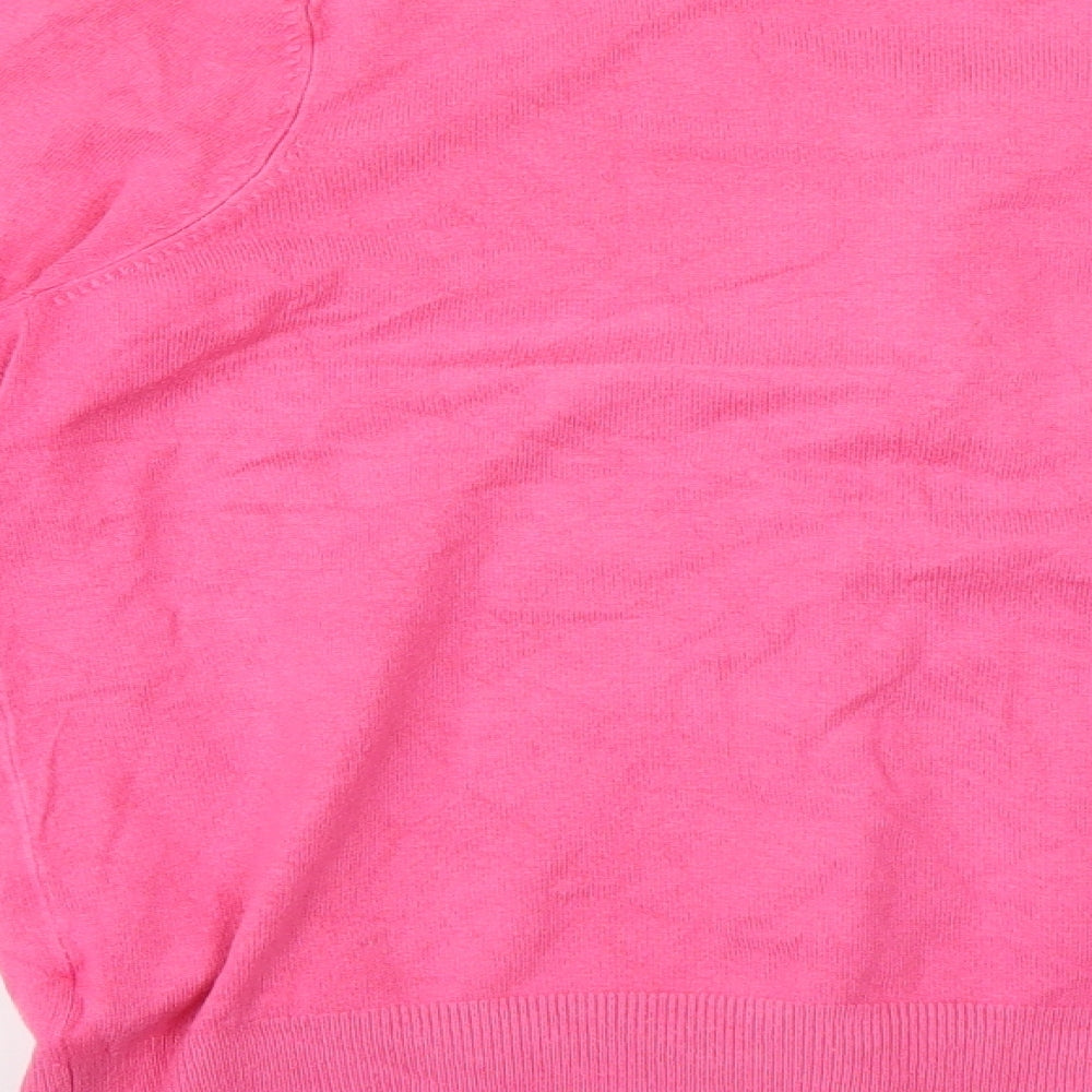 Marks and Spencer Womens Pink   Cardigan Jumper Size 16