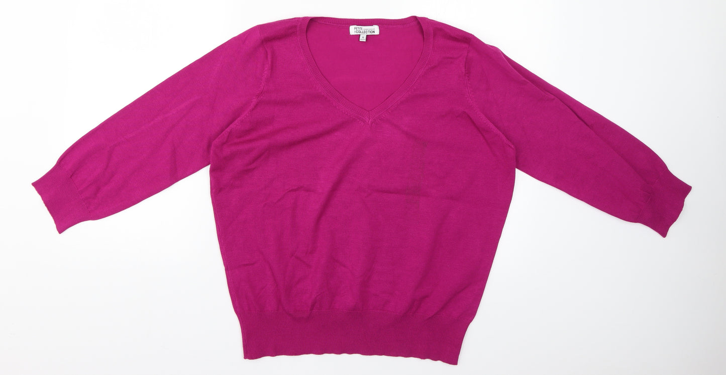 The Collection Womens Purple   Pullover Jumper Size 16