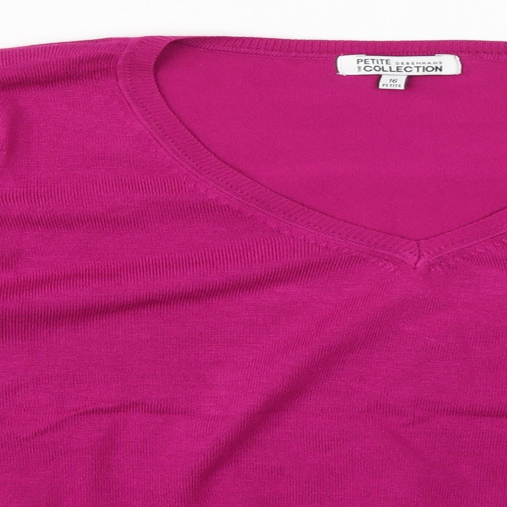 The Collection Womens Purple   Pullover Jumper Size 16