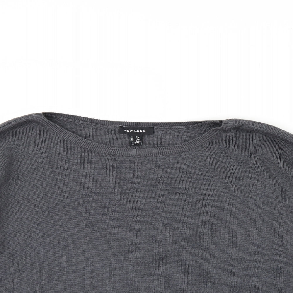 New Look Womens Grey   Pullover Jumper Size 16