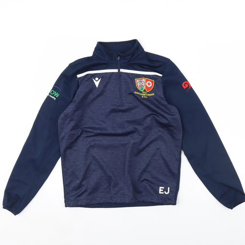 Macron Mens Blue   Jacket  Size XS  - Old northamptionians