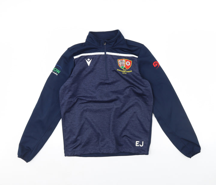 Macron Mens Blue Jacket Size XS - Old northamptionians