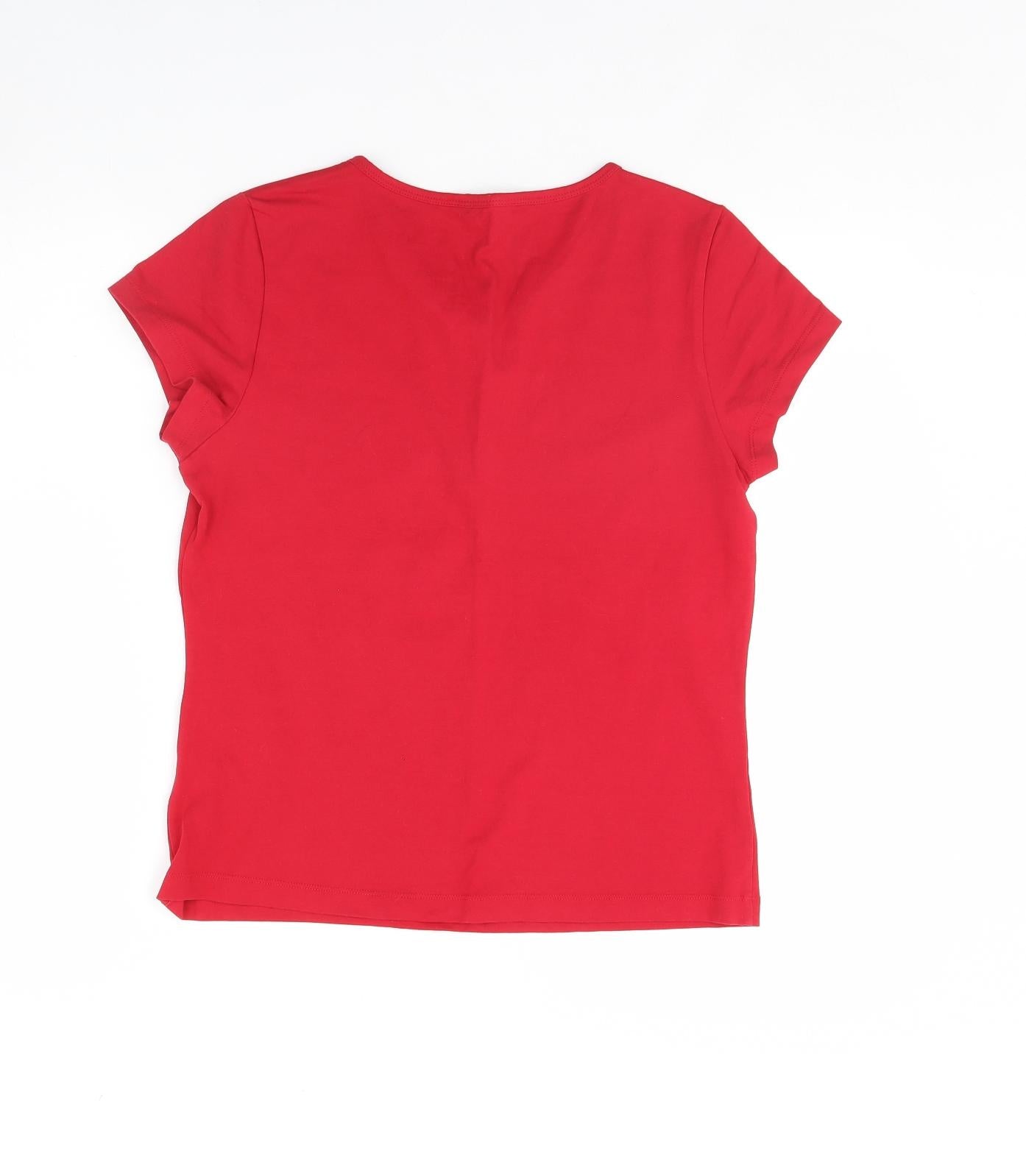 Atmosphere Womens Red   Basic Blouse Size 16