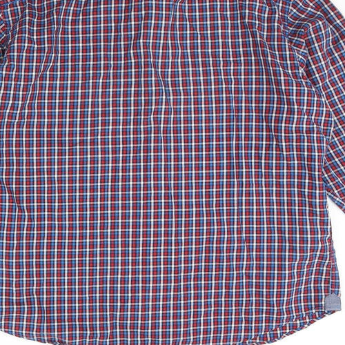 Blue Harbour Mens Blue Check   Dress Shirt Size L