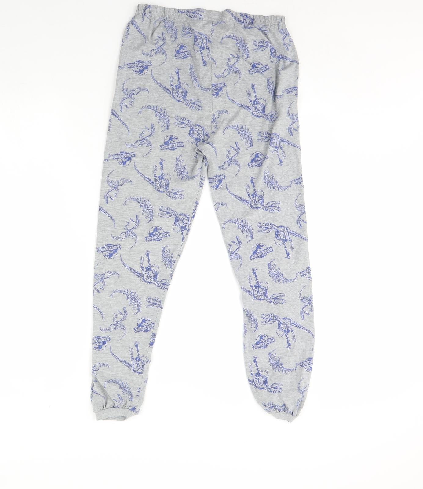 George Boys Grey Animal Print   Pyjama Pants Size 12 Years  - DInosaur