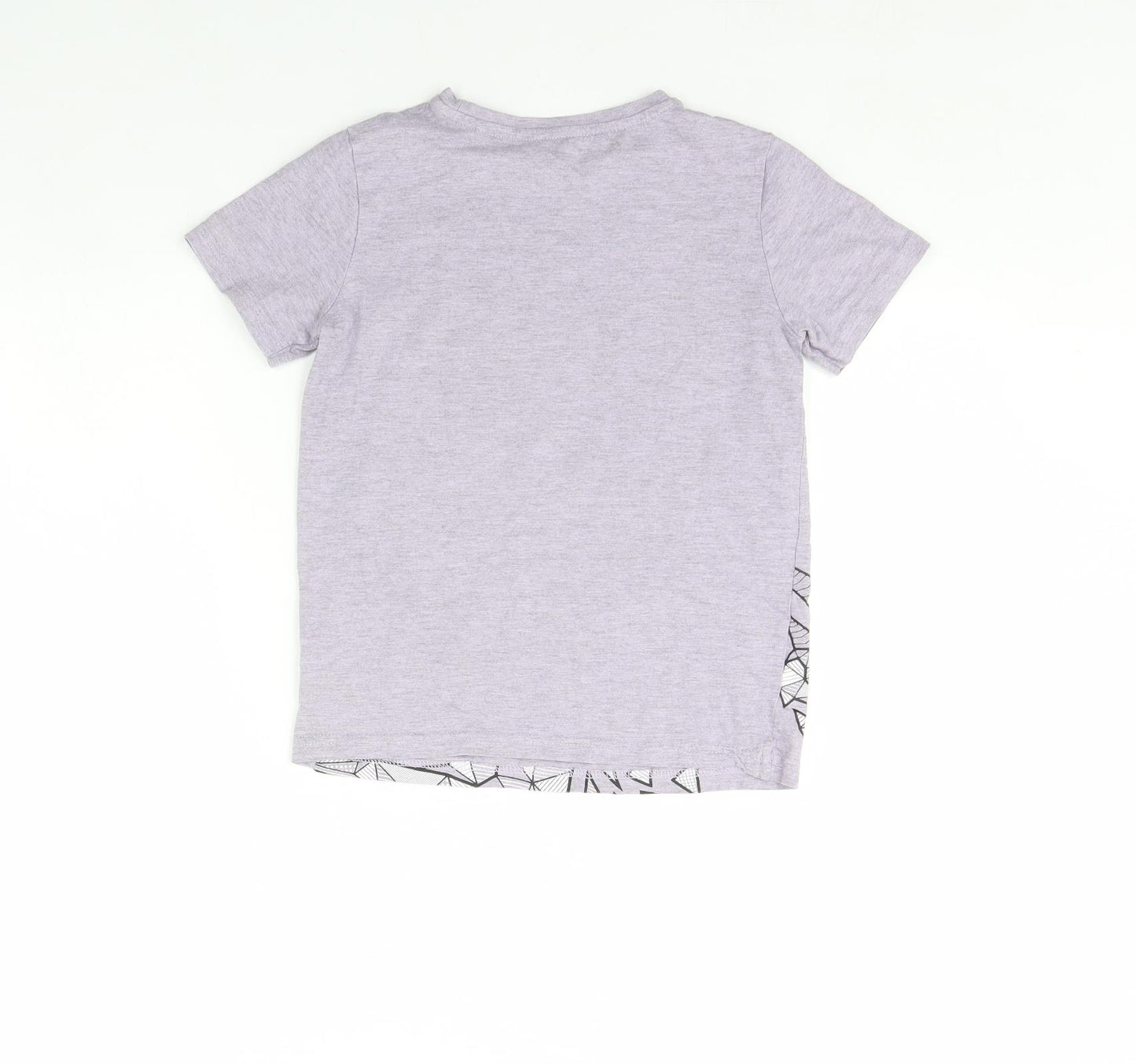 TU Boys Purple   Basic T-Shirt Size 9 Years  - Dinosaur