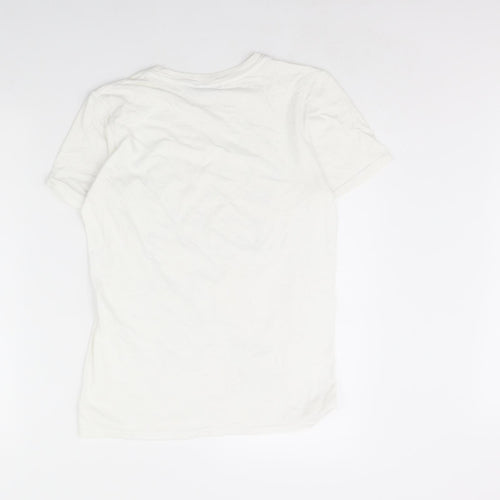 Nasty Gal Womens White   Basic T-Shirt Size S