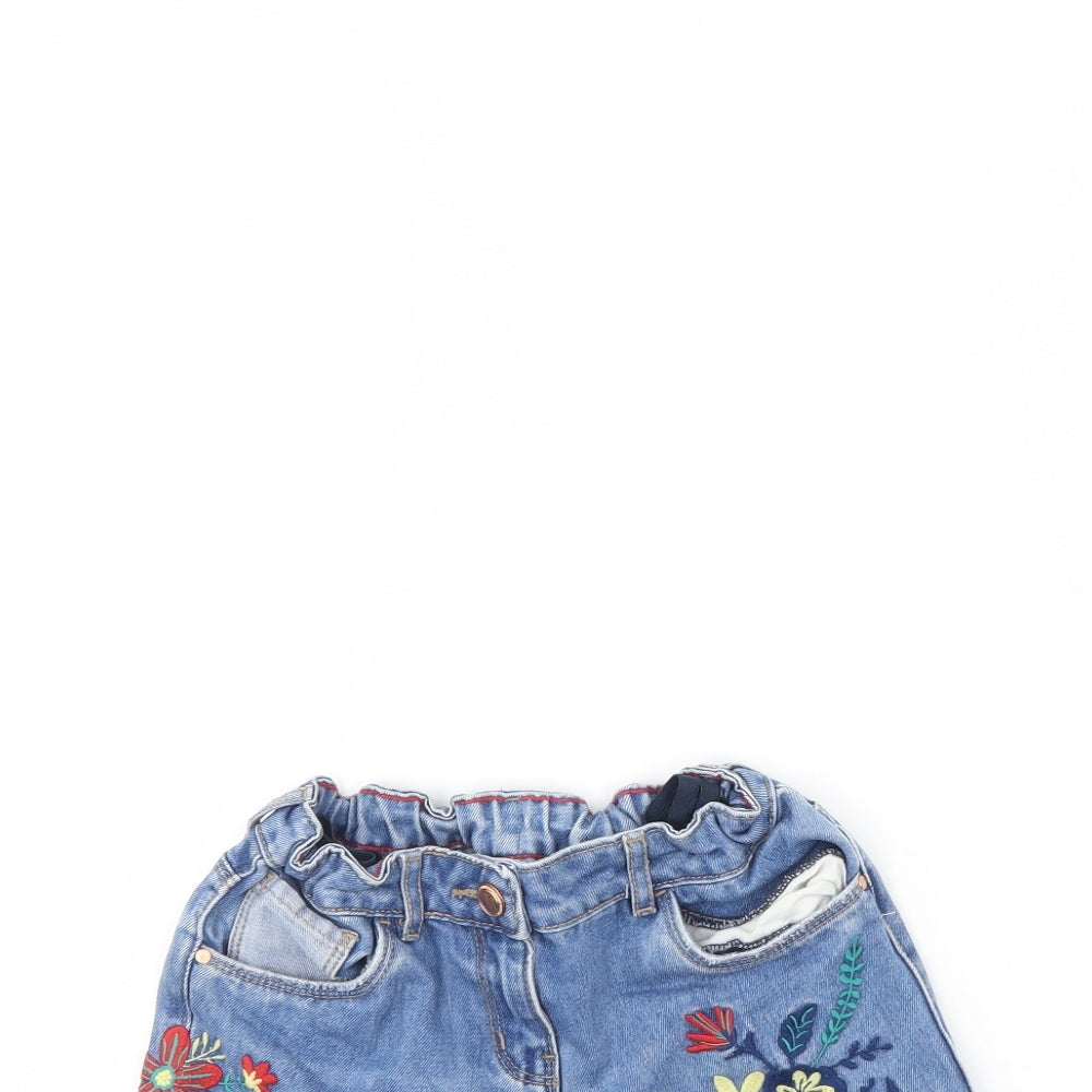 George Girls Blue  Denim Cut-Off Shorts Size 7 Years