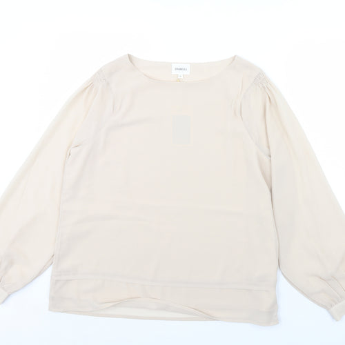 Dranella Womens Beige   Basic Blouse Size XS