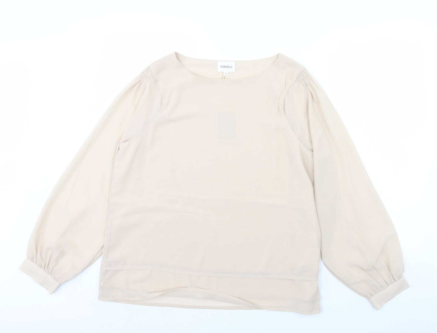 Dranella Womens Beige   Basic Blouse Size XS