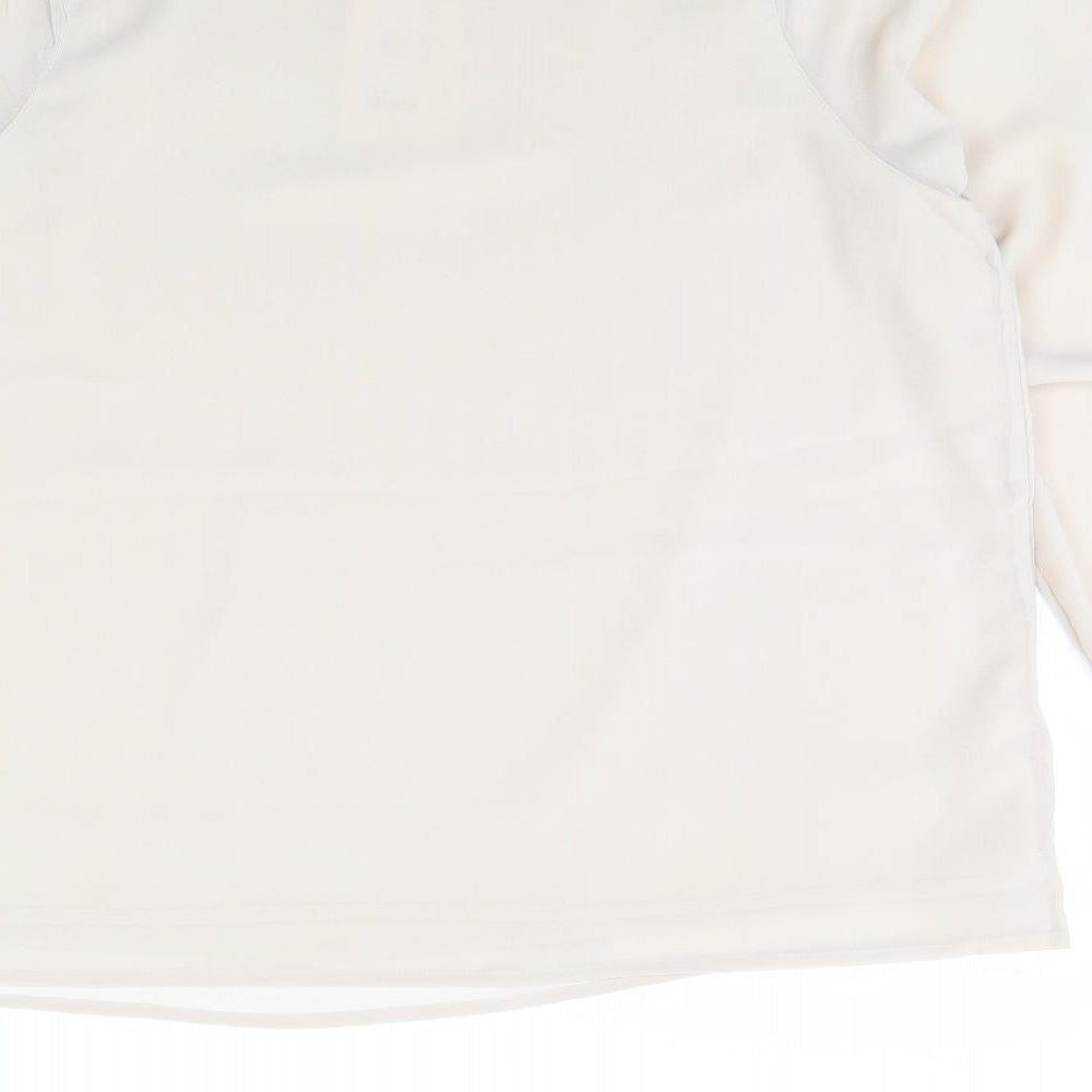 Dranella Womens Beige   Basic Blouse Size XS