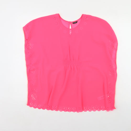 George Womens Pink   Basic Blouse Size M