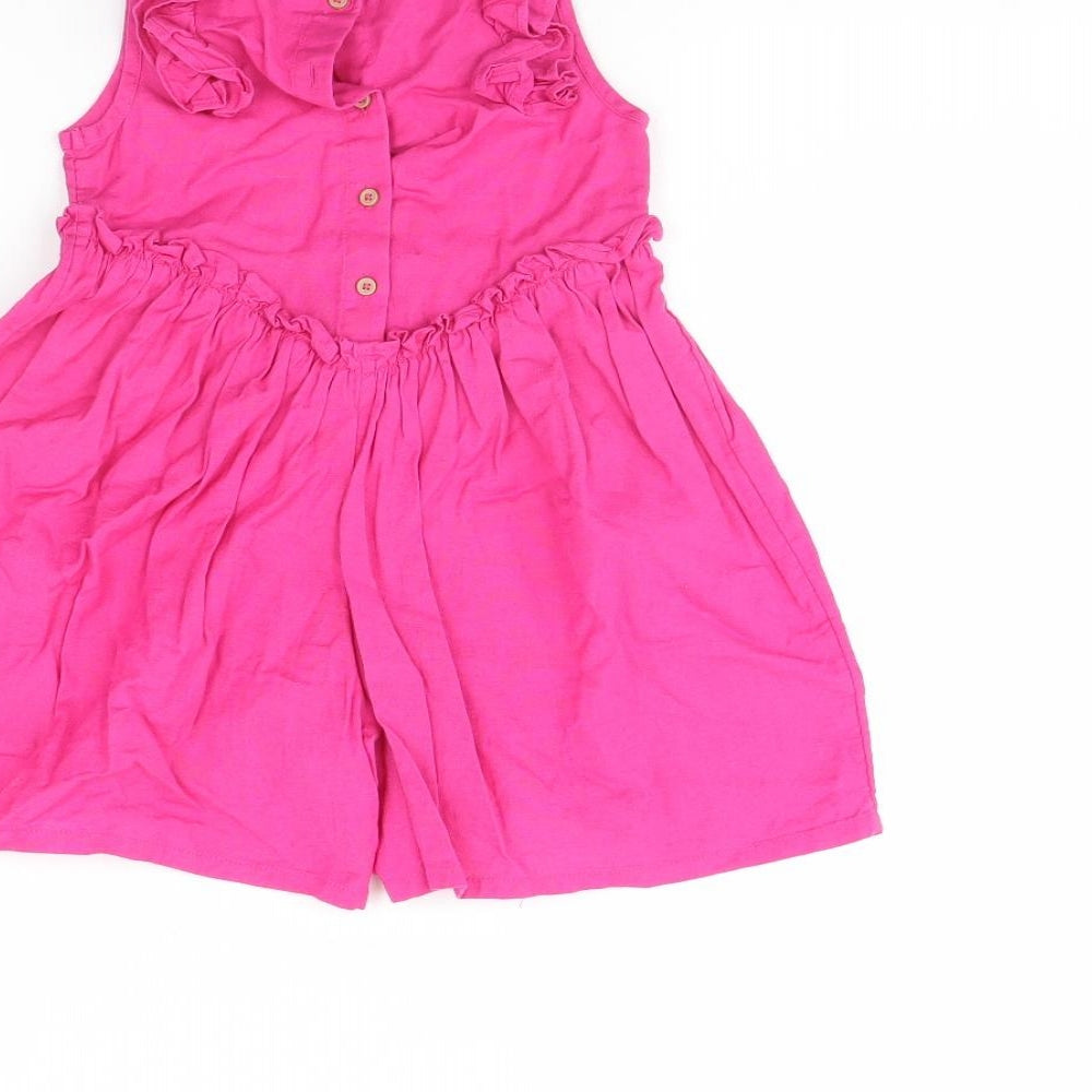 TU Girls Pink   Playsuit One-Piece Size 3 Years
