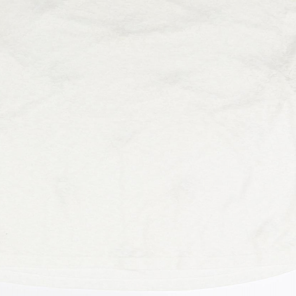 River Island Womens White   Basic T-Shirt Size 14