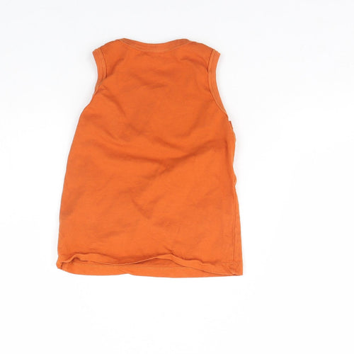 TU Girls Orange   Basic Tank Size 5 Years
