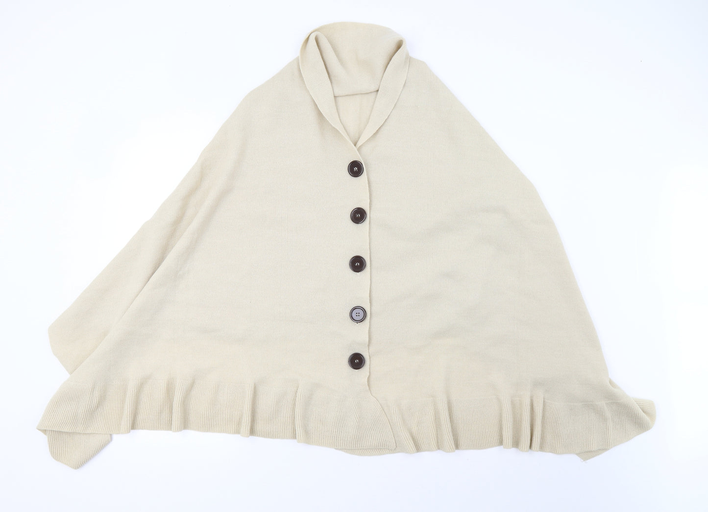 Preworn Womens Brown  Knit  Shawl/Wrap