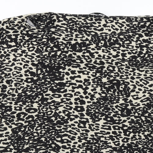 Debenhams Womens Beige Animal Print  Pullover Sweatshirt Size 18