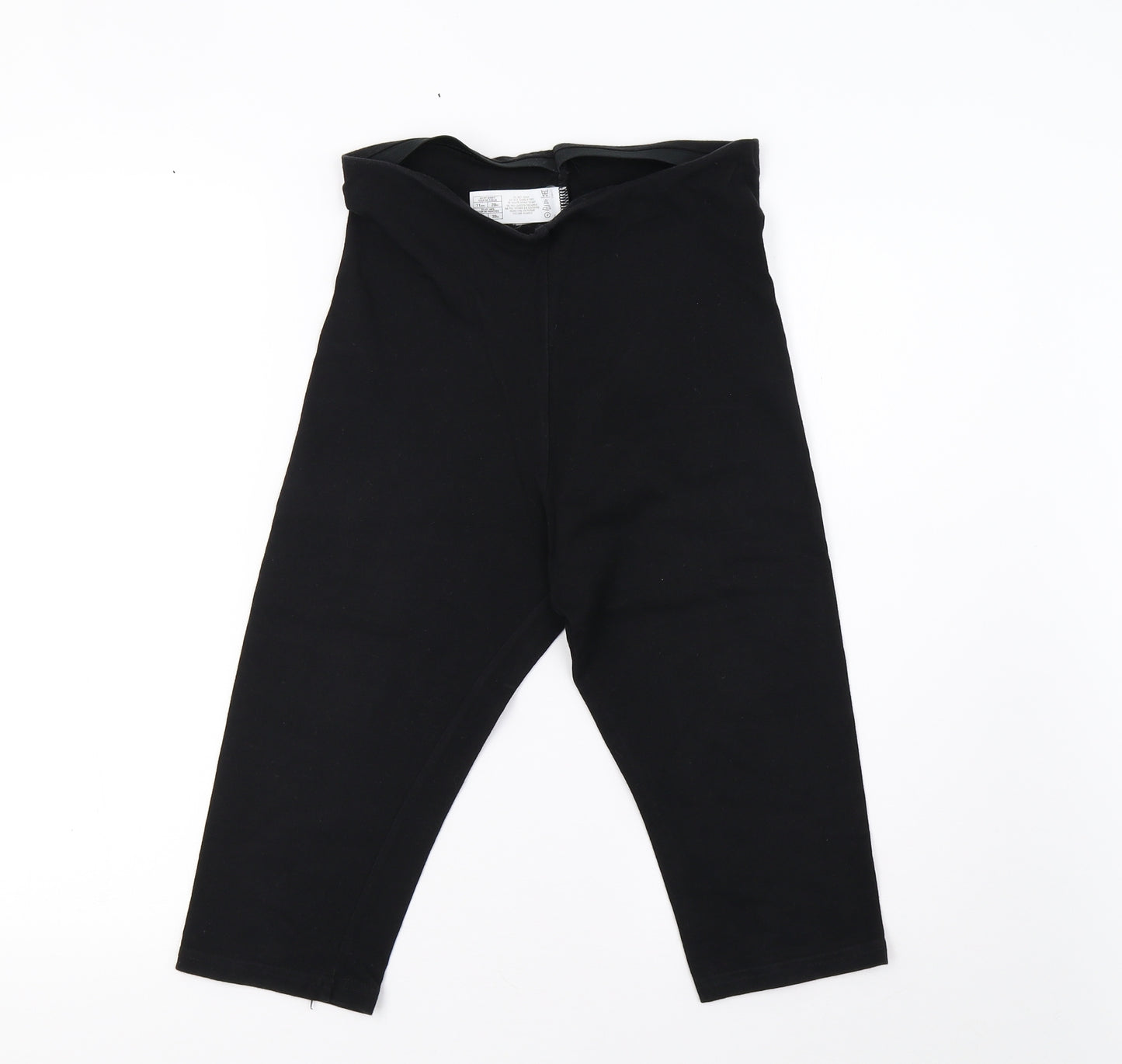 Marks and Spencer Womens Black   Sweat Shorts Size 8