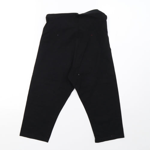 Marks and Spencer Womens Black   Sweat Shorts Size 8