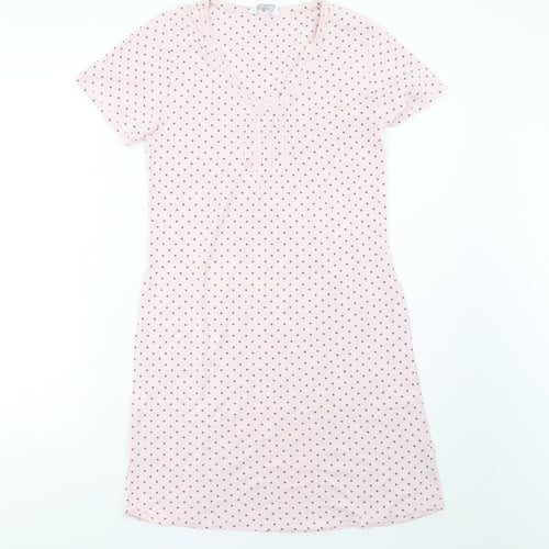 Marks and Spencer Womens Pink Polka Dot   Dress Size 6