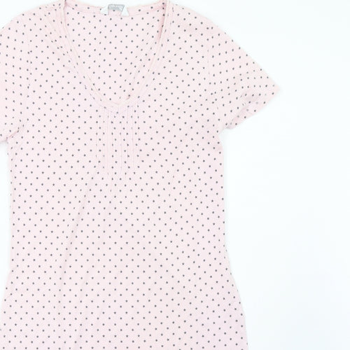 Marks and Spencer Womens Pink Polka Dot   Dress Size 6